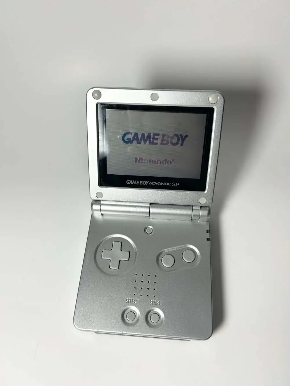 Nintendo Game Boy Advance SP AGS-001 Silver Bundle with 3 Games